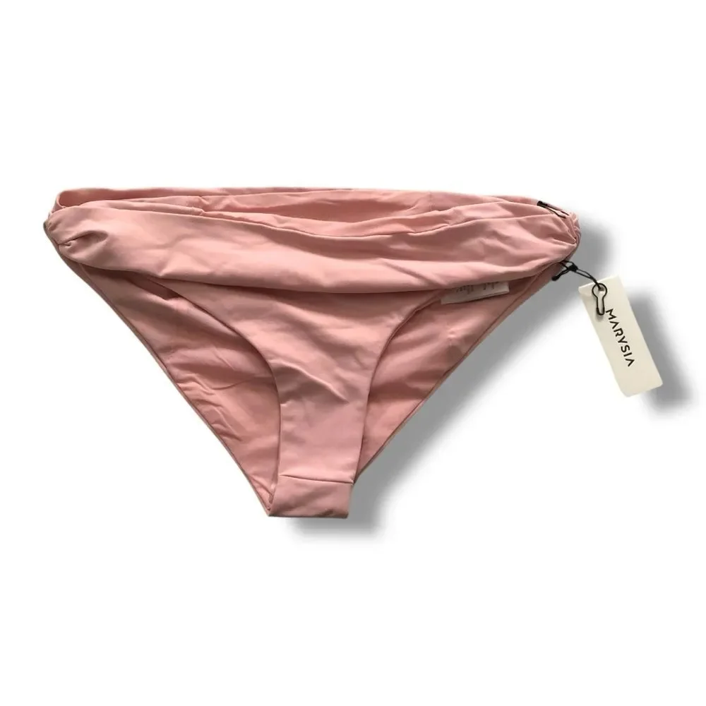 Marysia Swim Venice Bikini Bottom Light Pink NWT Size Medium Beach Vacation